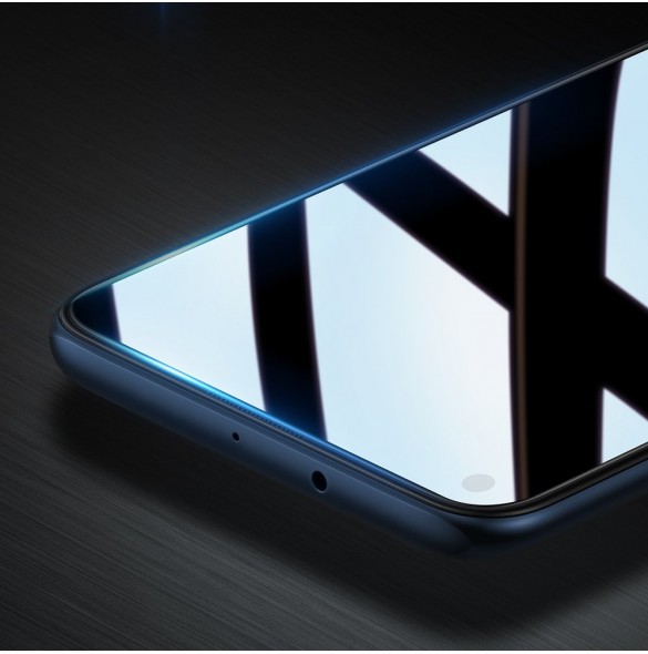 Dux Ducis 9D Tough Screen Protector i härdat glas täckt med ram för Motorola Moto G9 Power - Svart (välvänlig)