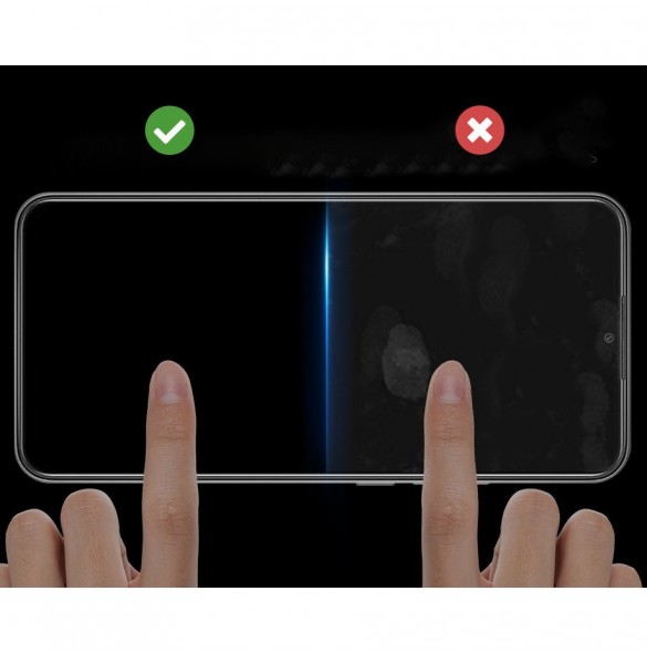 Dux Ducis 9D Tough Screen Protector i härdat glas täckt med ram för Xiaomi Poco M3 - Svart (väskvänlig)