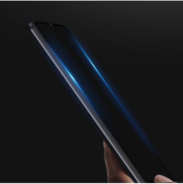 Dux Ducis 9D Tough Screen Protector i härdat glas täckt med ram för Samsung Galaxy A42 5G - Svart (väskvänlig)