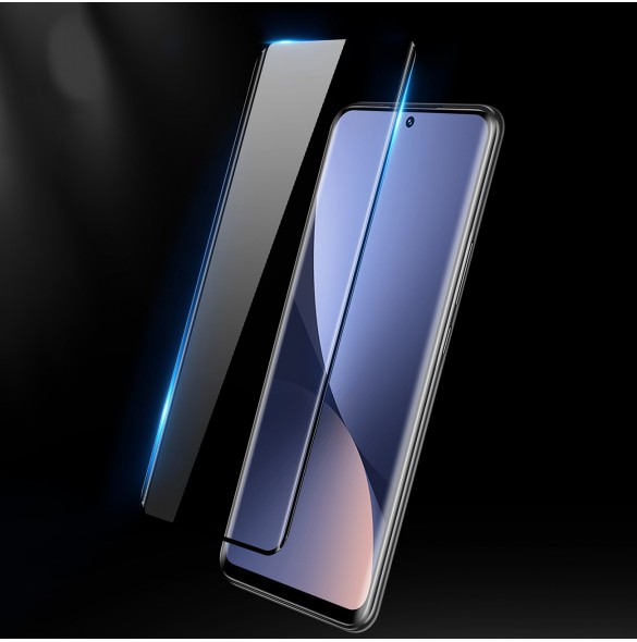 Dux Ducis 10D härdat glas helskärm 9H helskärmshärdat glas med ram Xiaomi 12 Pro - Svart (väskvänlig)