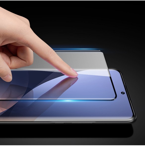 Dux Ducis 10D härdat glas helskärm 9H helskärmshärdat glas med ram Xiaomi 12 Pro - Svart (väskvänlig)