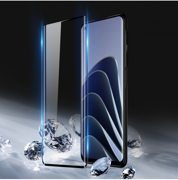 Dux Ducis 10D härdat glas helskärm 9H härdat glas med ram OnePlus 10 Pro - Svart (väskvänlig)