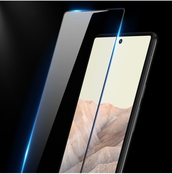 Dux Ducis 10D Tempered Glass 9H helskärmshärdat glas med ram Google Pixel 6 - Svart (fodralvänlig)