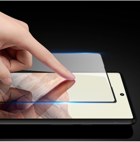 Dux Ducis 10D Tempered Glass 9H helskärmshärdat glas med ram Google Pixel 6 - Svart (fodralvänlig)