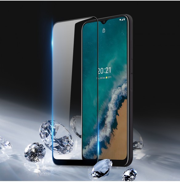 Dux Ducis 10D härdat glas helskärm 9H härdat glas med ram för Nokia G50 - Svart (väskvänlig)