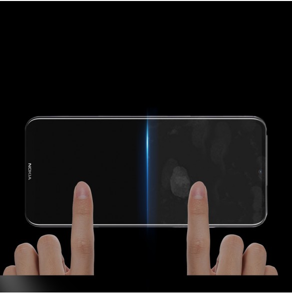 Dux Ducis 10D Tough Screen Protector i härdat glas täckt med ram för Nokia X20 / X10 - Svart (väskvänlig)