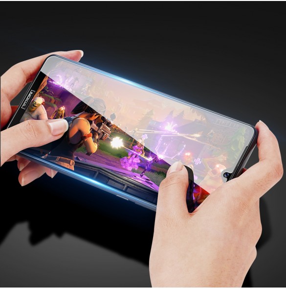 Dux Ducis 10D Tough Screen Protector av härdat glas täckt med ram för Nokia 1.4 - Genomskinlig (välvänlig)