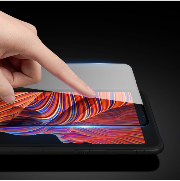 Dux Ducis 10D Tough Screen Protector i härdat glas täckt med ram för Samsung Galaxy XCover Pro - Svart (väskvänlig)