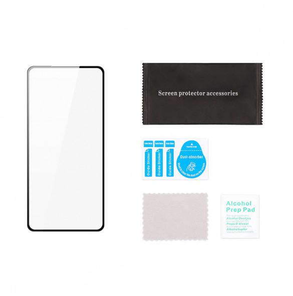 Dux Ducis 10D Tough Screen Protector i härdat glas täckt med ram för Samsung Galaxy XCover Pro - Svart (väskvänlig)