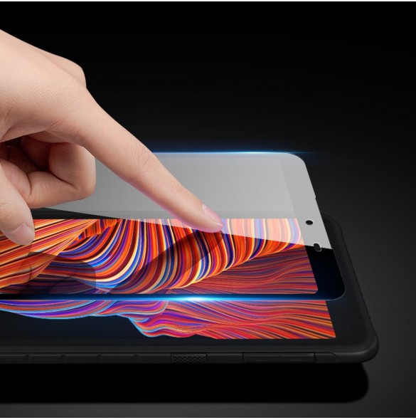 Dux Ducis 10D Tough Screen Protector i härdat glas täckt med ram för Samsung Galaxy XCover 5 - Svart (välvänlig)