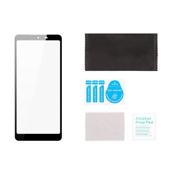 Dux Ducis 10D Tough Screen Protector i härdat glas täckt med ram för Samsung Galaxy XCover 5 - Svart (välvänlig)