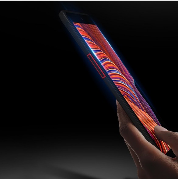 Dux Ducis 10D Tough Screen Protector i härdat glas täckt med ram för Samsung Galaxy XCover 5 - Svart (välvänlig)
