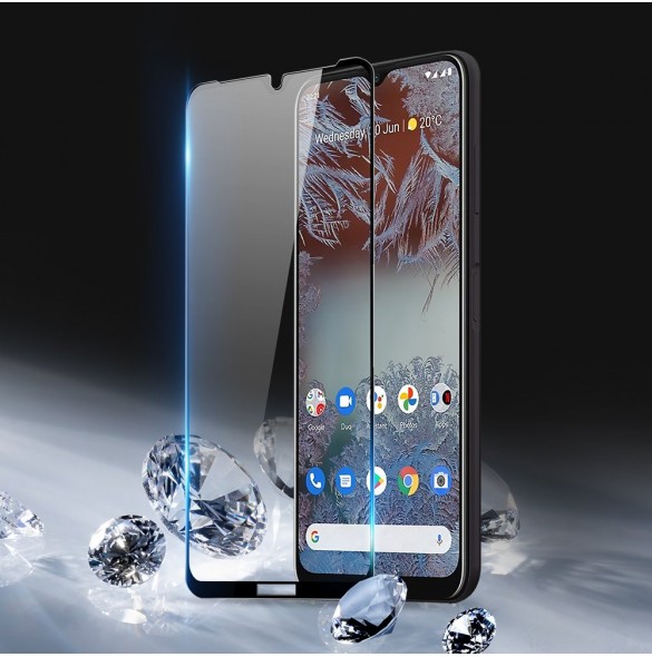 Dux Ducis 10D Tough Screen Protector i härdat glas täckt med ram för Nokia G20 / G10 - Svart (väskvänlig)