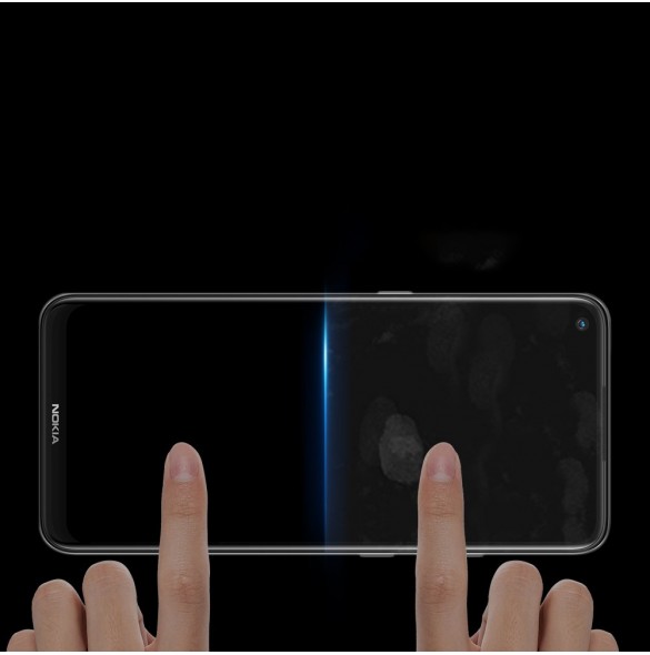 Dux Ducis 10D Tough Screen Protector i härdat glas helt täckt med ram för Nokia 3.4 - Svart (väskvänlig)