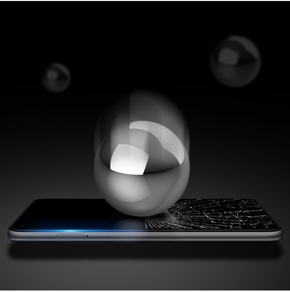 Dux Ducis 10D Tough Screen Protector i härdat glas täckt med ram för Samsung Galaxy S21 Plus - Svart (väskvänlig)