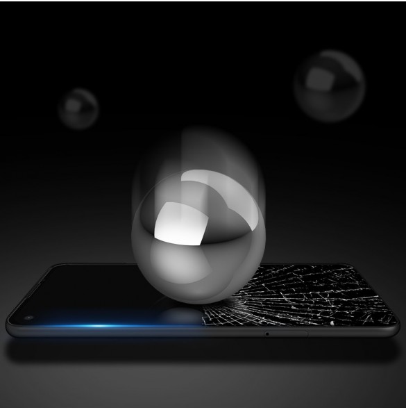 Dux Ducis 10D Tough Screen Protector i härdat glas täckt med ram för Google Pixel 4A - Svart (vänlig med fodral)