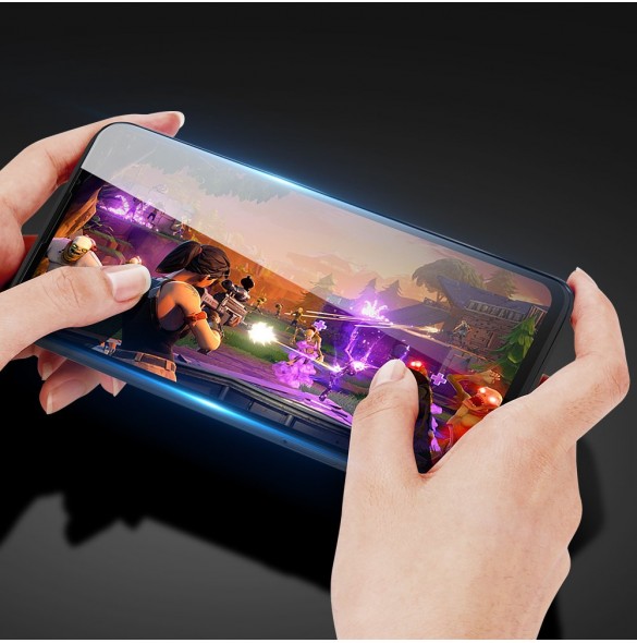 Dux Ducis 10D Tough Screen Protector i härdat glas täckt med ram för Google Pixel 4A - Svart (vänlig med fodral)