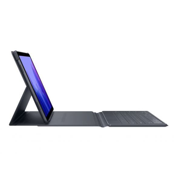 Samsung EF-DT500 - Tangentbord och foliefodral - trådlös - Bluetooth 4.2 - grå - för Galaxy Tab A7