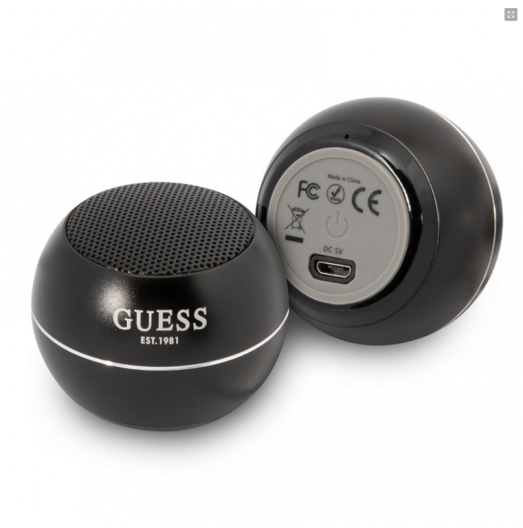 Guess Mini Bluetooth Speaker 3W 4H - Svart GUWSALGEK