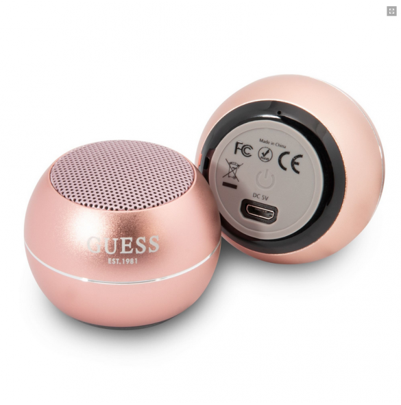 Guess Mini Bluetooth Speaker 3W 4H - Rosa GUWSALGEP