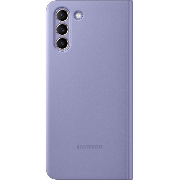 Samsung EF-ZG996CVE Clear View Skal till Galaxy S21 Plus - Lila