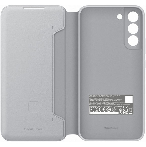 Samsung LED View Cover till Samsung Galaxy S22 Plus - Grey EF-NS906PJE