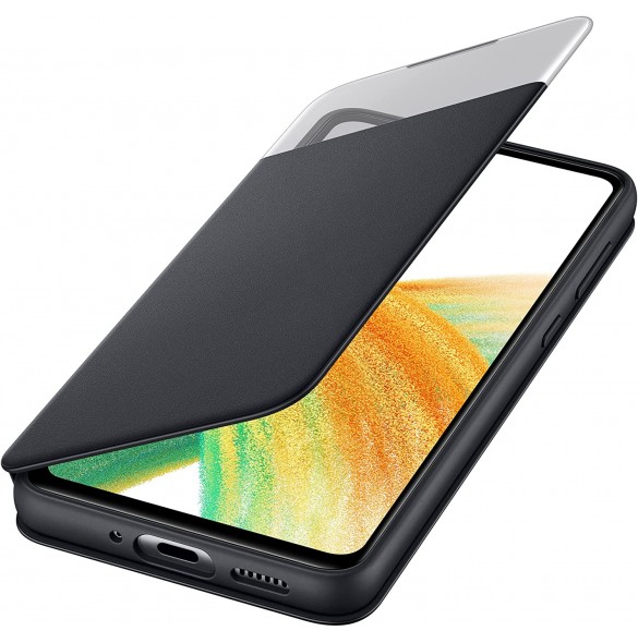 Samsung S-View-fodral till Samsung Galaxy A33 5G - Svart EF-EA336PBE