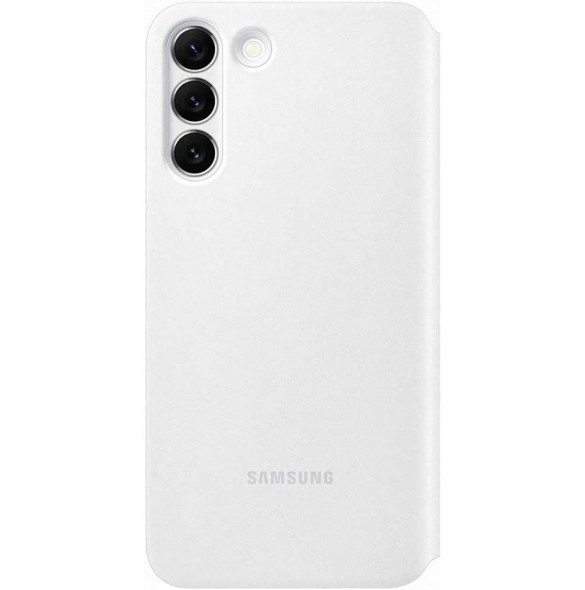 Samsung Clear View-fodral till Samsung Galaxy S22 Plus - Vit EF-ZS906CWE