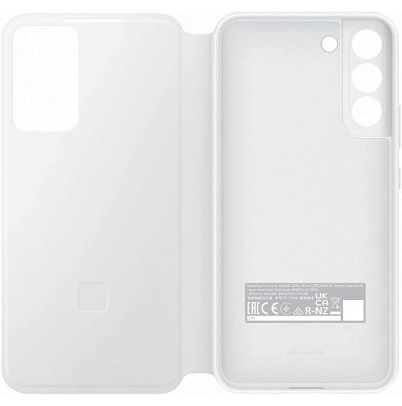 Samsung Clear View-fodral till Samsung Galaxy S22 Plus - Vit EF-ZS906CWE