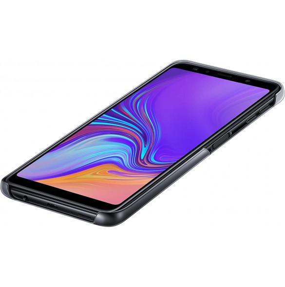 Samsung Gradation Cover Hård Gradient Väska till Samsung Galaxy A7 2018 A750 - Svart EF-AA750CBE