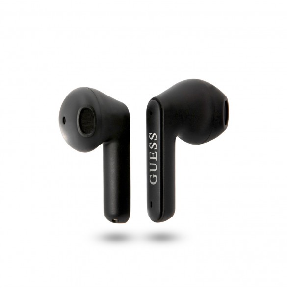 Guess True Wireless Triangle Logo BT5.2 4H Stereo Earphones Matt Black