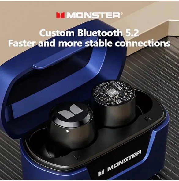 Monster XKT05 TWS Wireless Headset Blue
