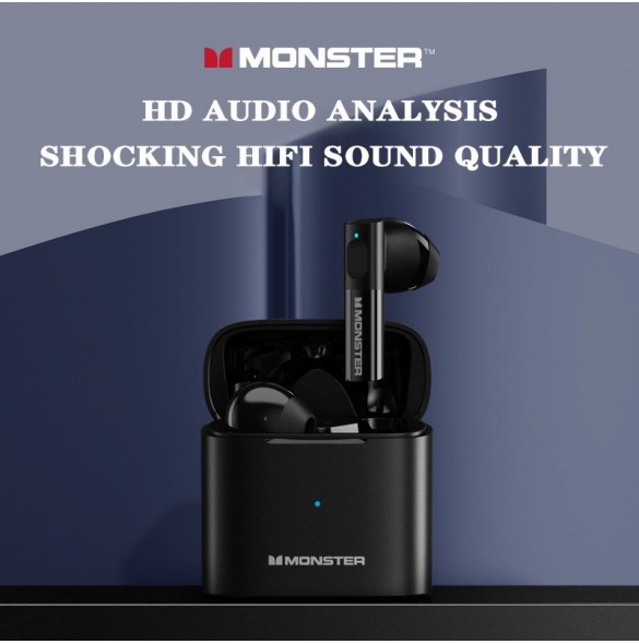 Monster XKT03 TWS Wireless Headset Black