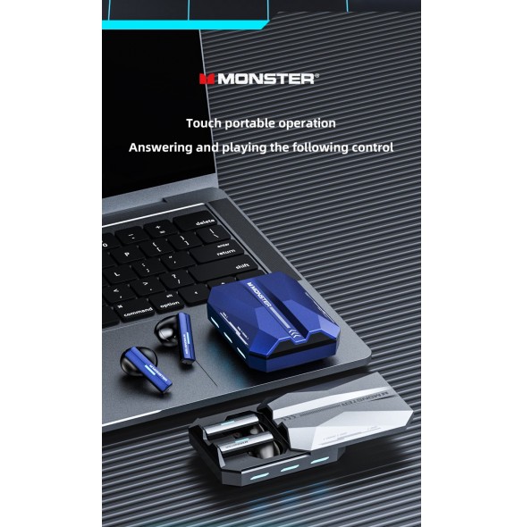 Monster XKT11 TWS Wireless Headset Grey