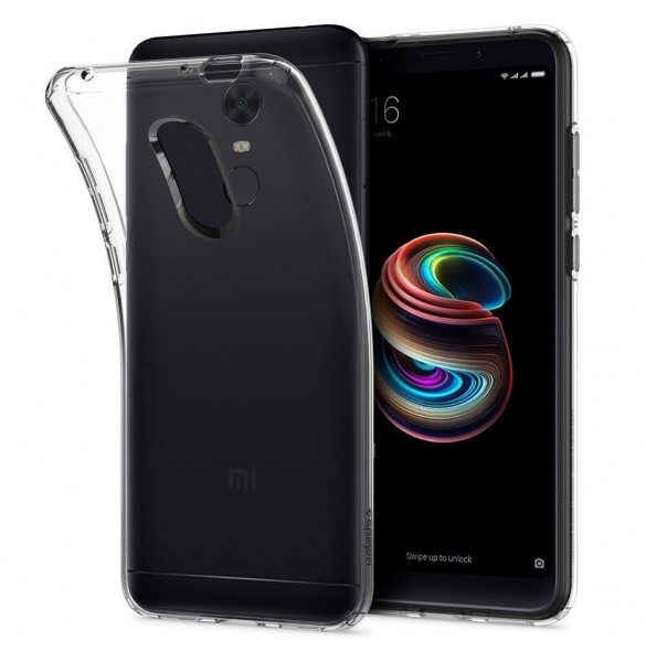 Genomskinligt och väldigt snyggt skydd för Xiaomi Redmi 5 Plus / Redmi Note 5 (enstaka kamera).