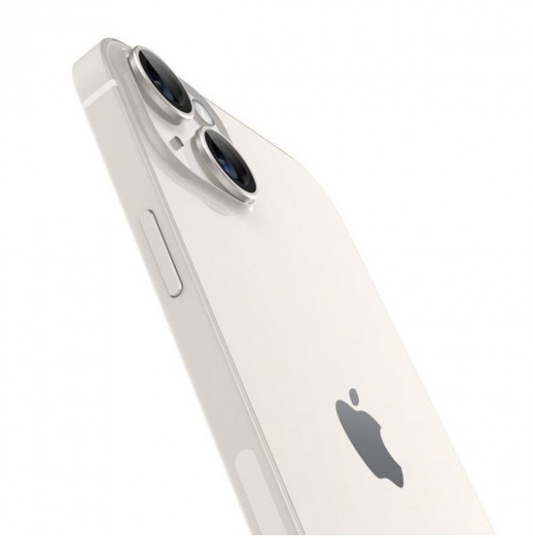 Spigen OPTIK.TR ”EZ FIT” CAMERA PROTECTOR 2-PACK IPHONE 14 / 14 PLUS STARLIGHT