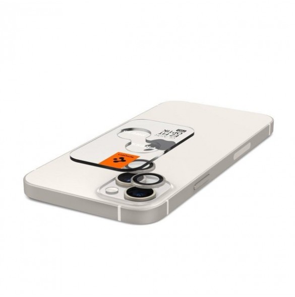 Spigen OPTIK.TR ”EZ FIT” CAMERA PROTECTOR 2-PACK IPHONE 14 / 14 PLUS STARLIGHT