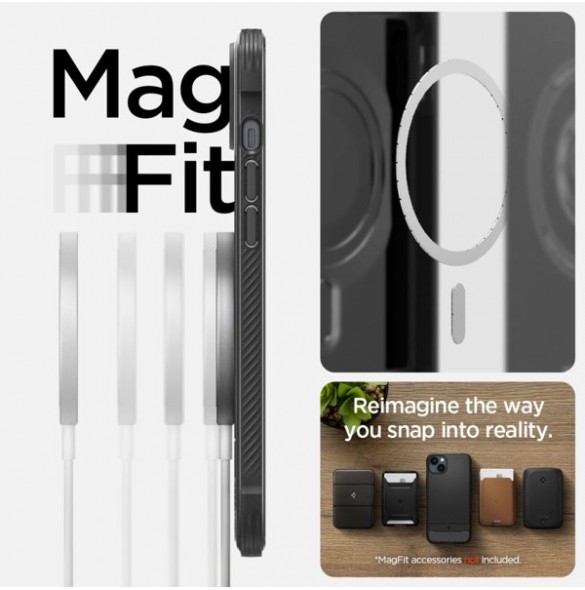 Spigen RUGGED ARMOR MAG MAGSAFE IPHONE 14 MATTE BLACK