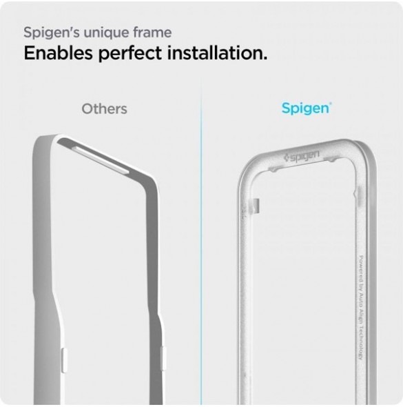 TEMPERED GLASS Spigen ALM GLASS FC 2-PACK IPHONE 13/13 PRO / 14 BLACK