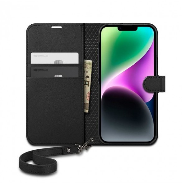 Spigen WALLET S IPHONE 14 BLACK
