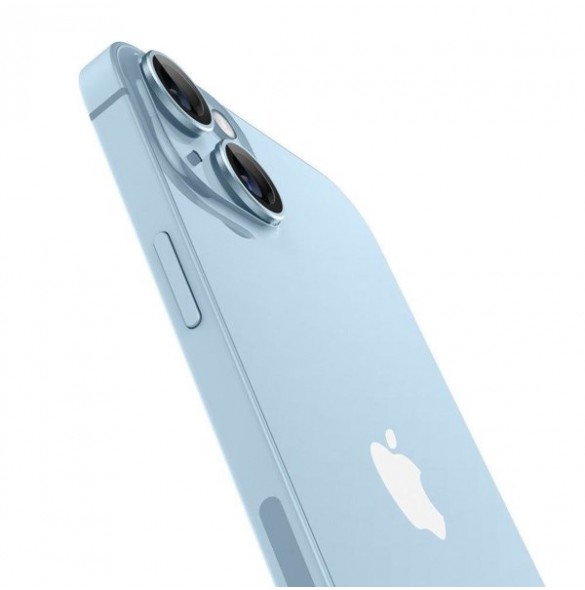 Spigen OPTIK.TR "EZ FIT" CAMERA PROTECTOR 2-PACK IPHONE 14 / 14 PLUS BLUE