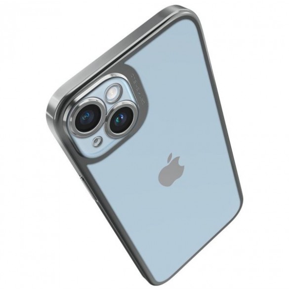 Spigen OPTIK CRYSTAL IPHONE 14 CHROME GRAY
