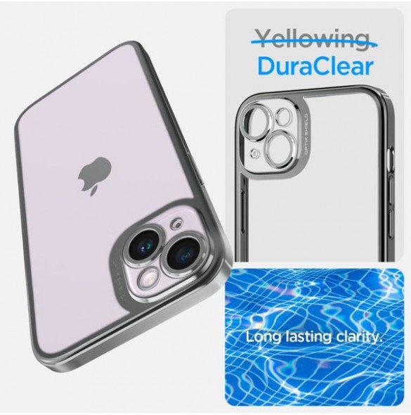 Spigen OPTIK CRYSTAL IPHONE 14 CHROME GRAY