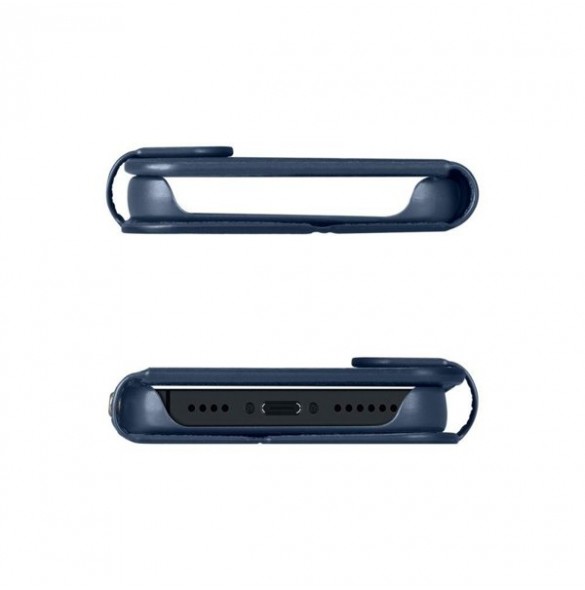 Spigen Wallet S Leather Flip Wallet for iPhone 14 Blue