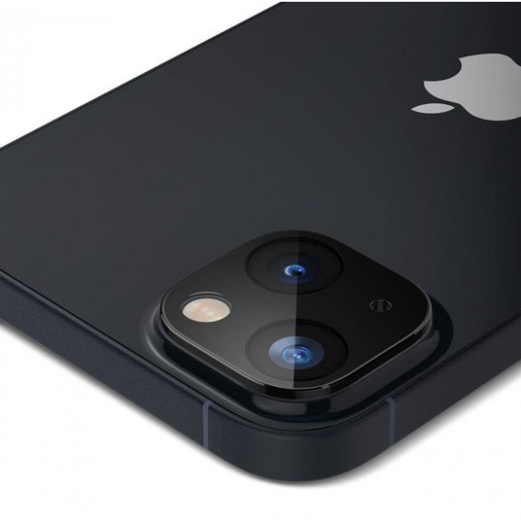 Spigen Optik.TR Camera Protector glass for iPhone 14/14 Plus camera, 2 black