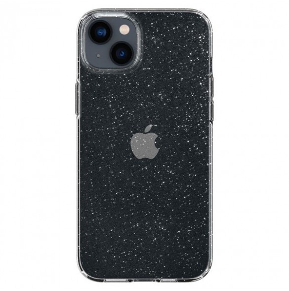 Spigen Liquid Crystal case with glitter for iPhone 14 transparent