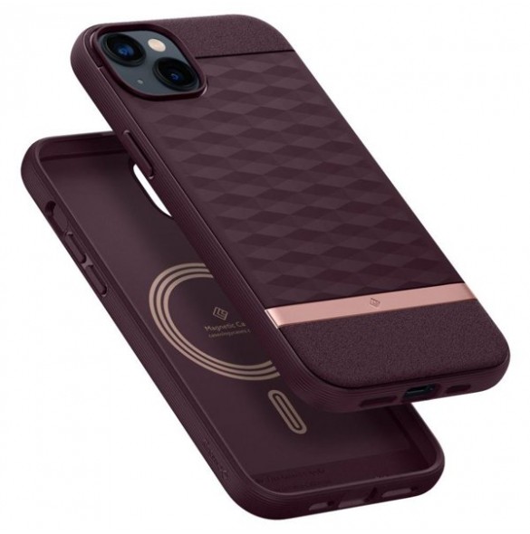 CASEOLOGY PARALLAX MAG MAGSAFE IPHONE 14 BURGUNDY