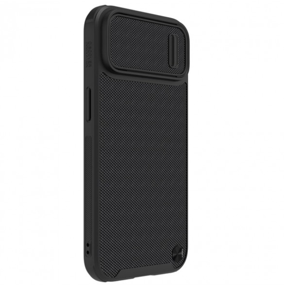 Nillkin Textured S Case for iPhone 14 armored case with camera cover black