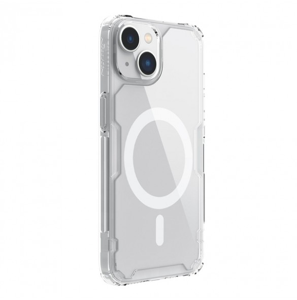Nillkin Nature Pro Magnetic Case for iPhone 14 Magnetic MagSafe cover transparent