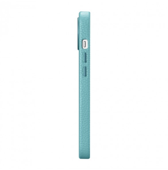iCarer Litchi Premium Leather Case iPhone 14 Magnetic Leather Case with MagSafe Green